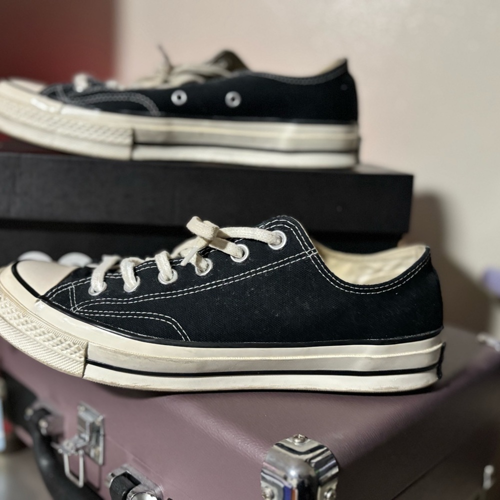 Black Canvas Sneakers